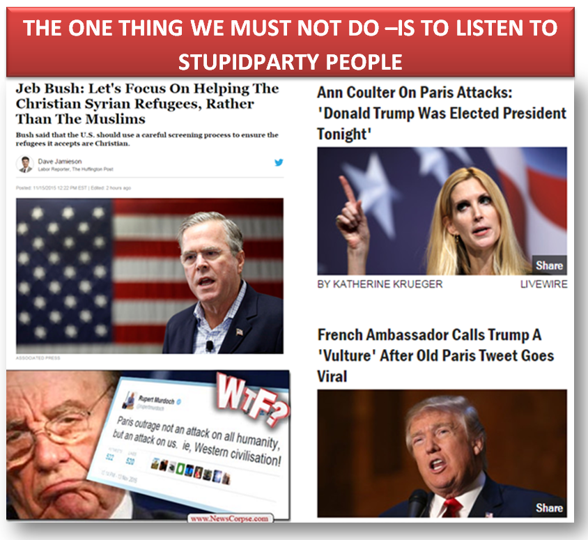 one thing we must not do