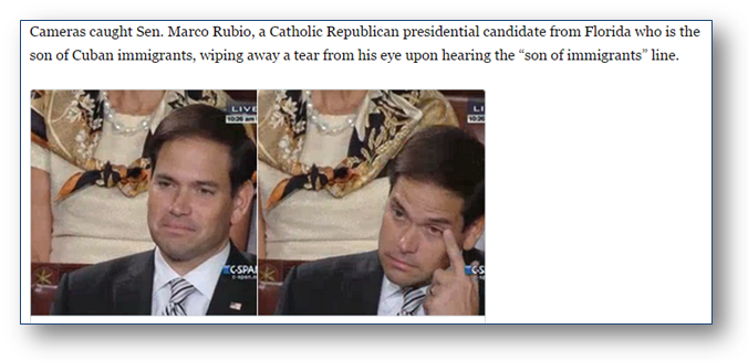 marco rubio tear