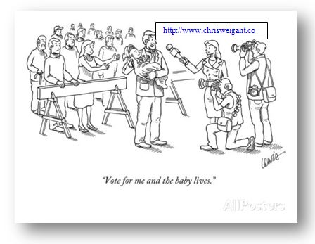 vote for me and baby lives